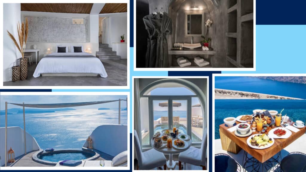 Santorini hotels and suites.