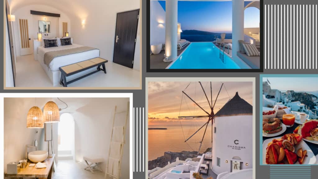 Santorini villas in Greece- luxury accommodations with stunning views.