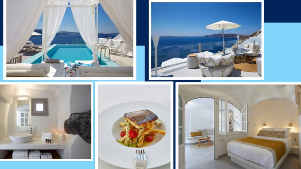 Browse our selection of luxury Santorini hotels, offering beautiful villas and suites for an unforgettable Greek island experience.