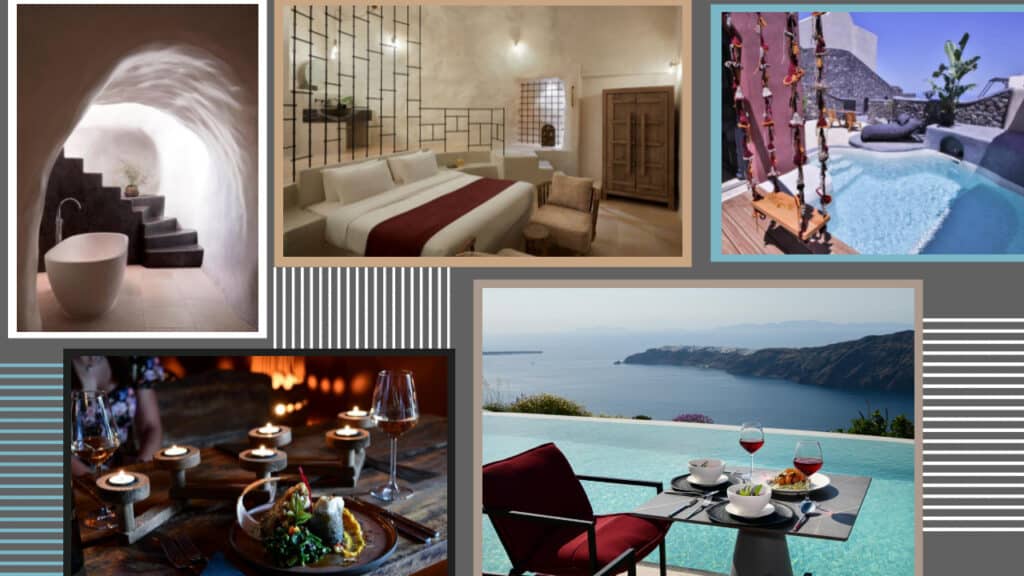 Greece hotels - Santorini villas and suites - screenshot thumbnail.