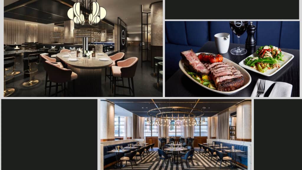 A collage of a sydney hotels.